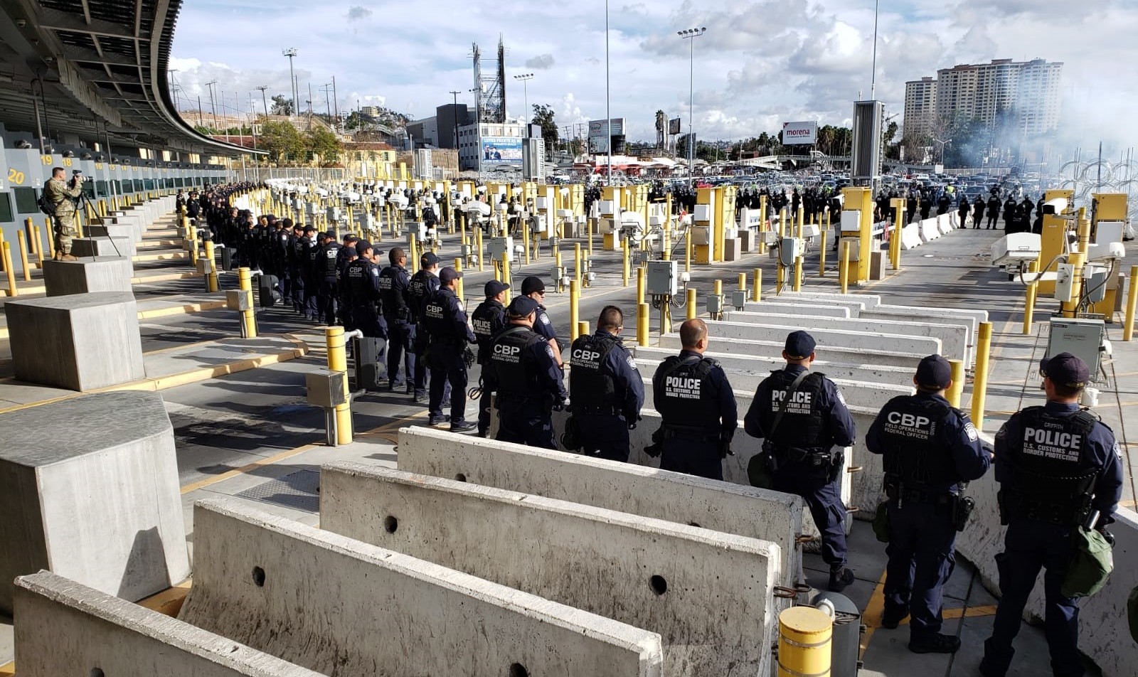 Border Protection is preparing for the caravan — with weapons and